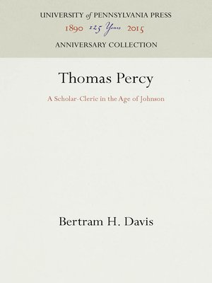 cover image of Thomas Percy